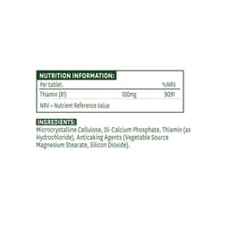 Natures Aid - Vitamin B1 - 100mg
