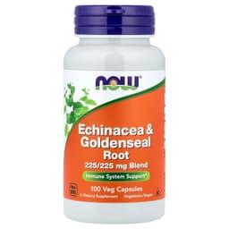 NOW Foods - Echinacea & Goldenseal Root - 100 Caps