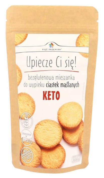 Pięć Przemian - Keto Baking Mix - 365g – Pięć Przemian förpackning
