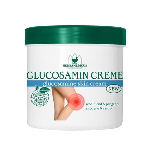 HERBAMEDICUS - Glucosamine Cream - 250ml – Herbamedicus förpackning