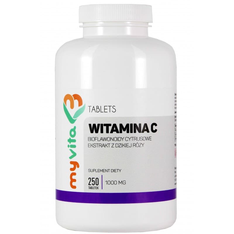 MyVita - Vitamin C 1000mg With Rose & Bioflavonoids – MyVita förpackning