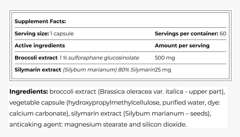 Amix - Performance Brocco Plus Sulforaphane - 60 Caps