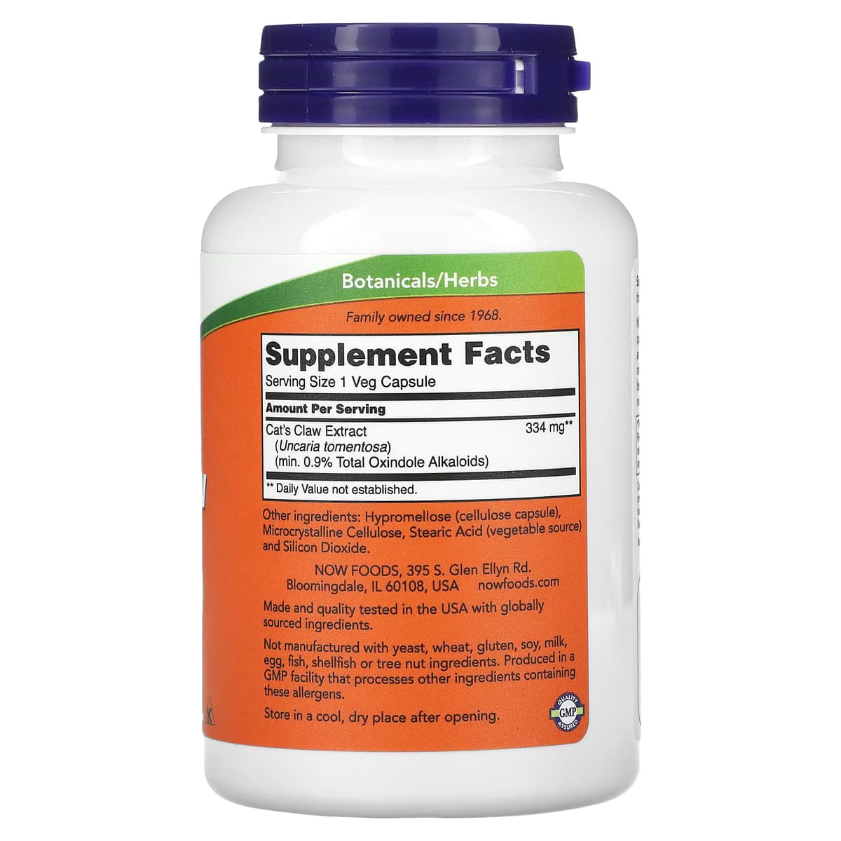 NOW Foods - Cat'S Claw Extract - 120 Vcaps