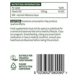 Natures Aid - Vitamin B12 - 90 Tabs