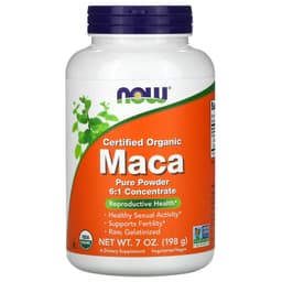 Now Foods - Maca 6:1 Concentrate, Pure Powder - 198g