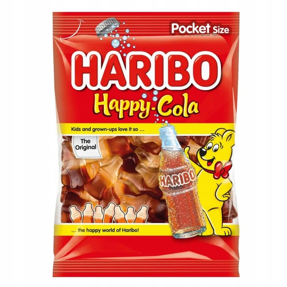 Haribo - Happy Cola - Pocket Size – HARIBO förpackning