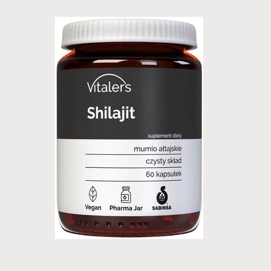 Vitalers - Shilajit - 60 Caps – Vitalers förpackning