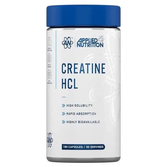 Applied Nutrition - Creatine HCL - 180 caps – Applied Nutrition förpackning