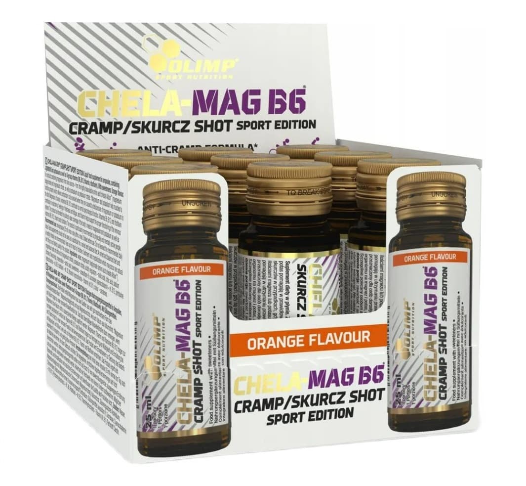 Olimp Labs Chela-Mag B6 Cramp Shot – Olimp Labs förpackning