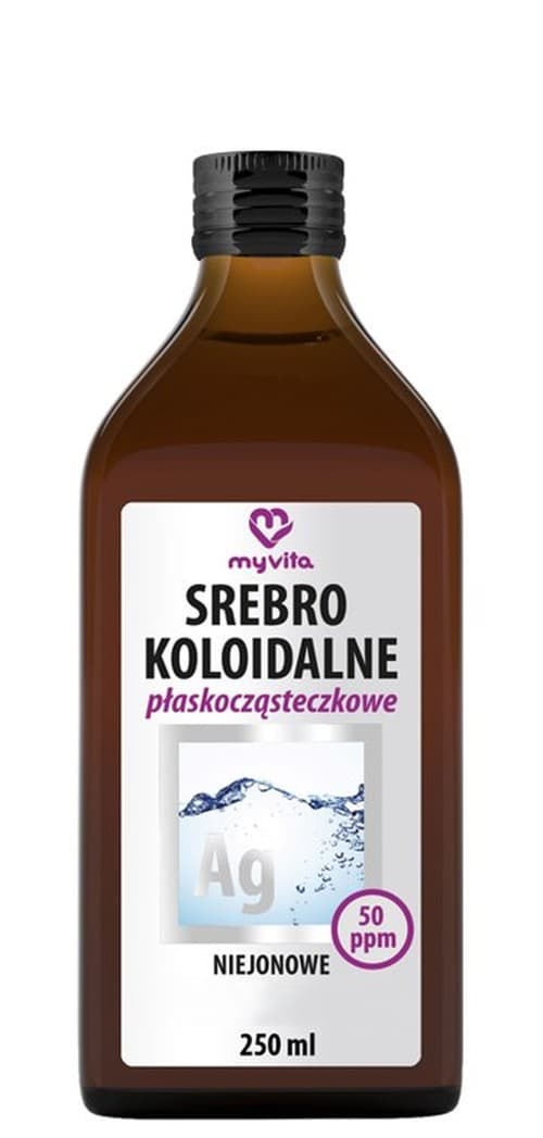 MyVita - Ikke-ionisk kolloidalt sølv 50ppm – MyVita emballage
