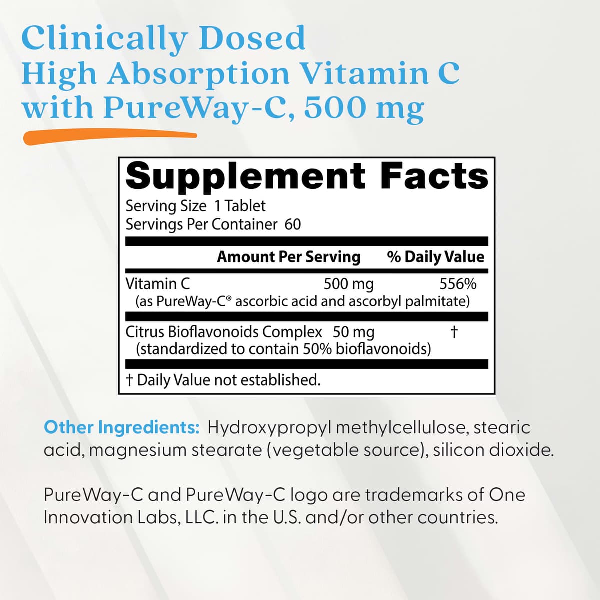Doctor's Best - High Absorption Vitamin C - 60 Tablets