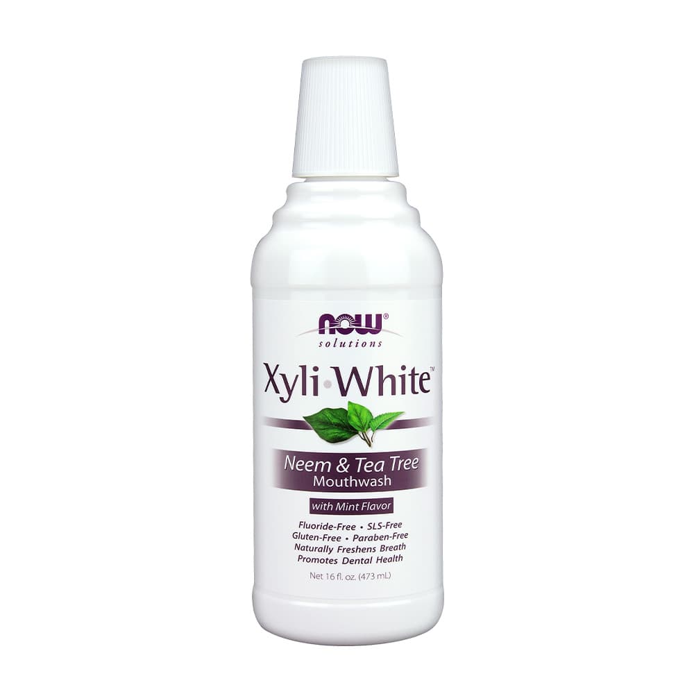 NOW Foods - Xyli White Mouthwash – NOW Foods förpackning