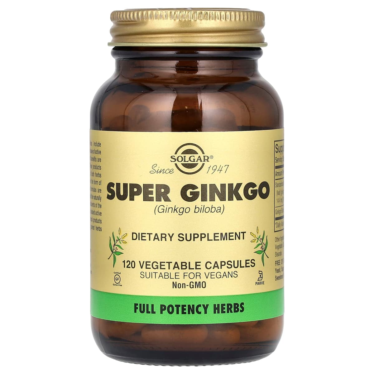 Solgar - Super Ginkgo - 120 Vcaps