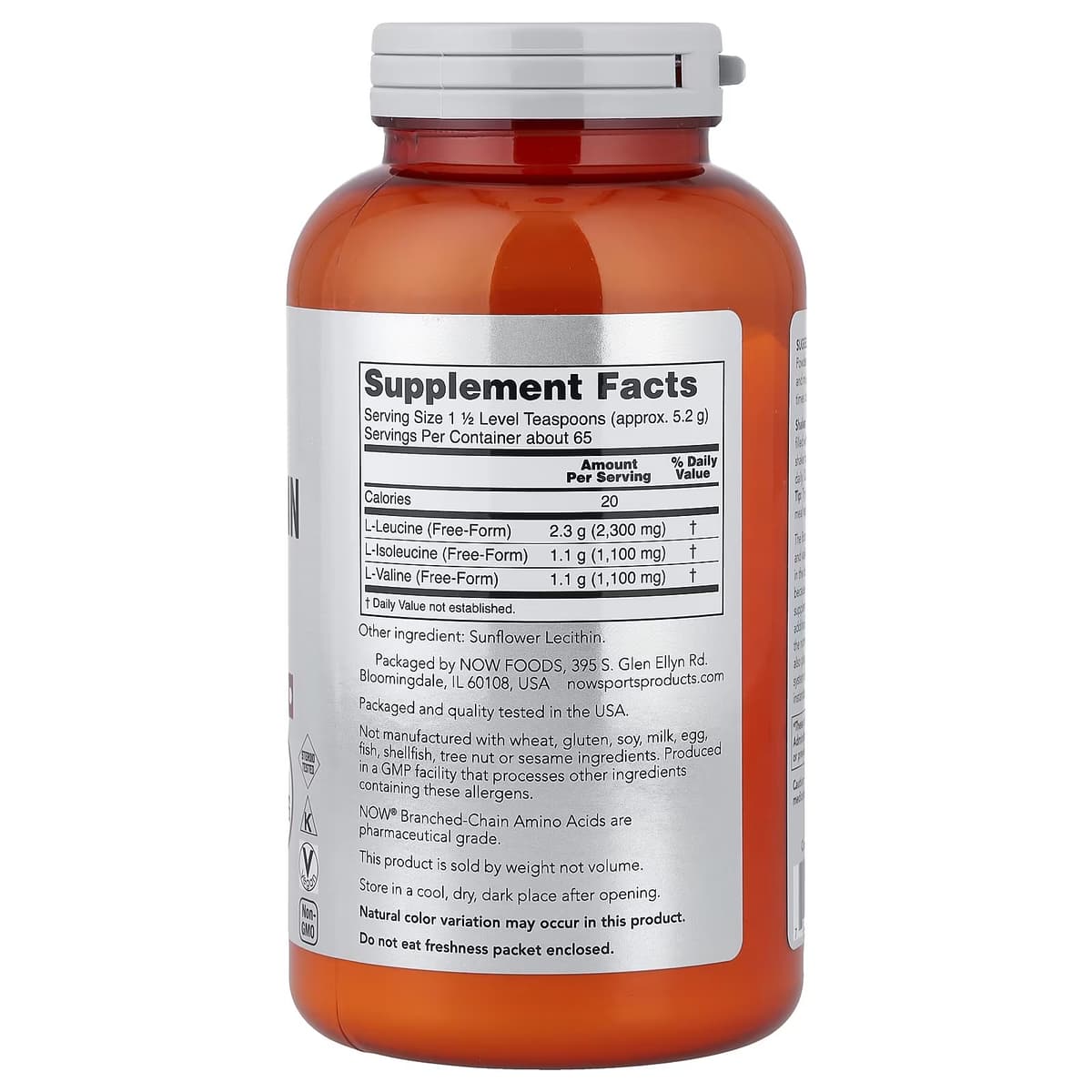 NOW Foods - Branched-Chain Amino Acid Powder - 12 oz