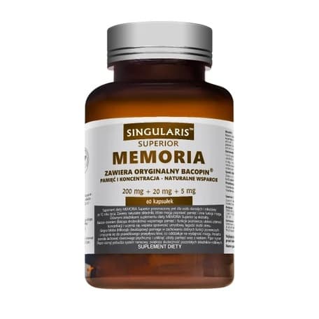 Singularis - Memoria - 60 Caps – Singularis förpackning