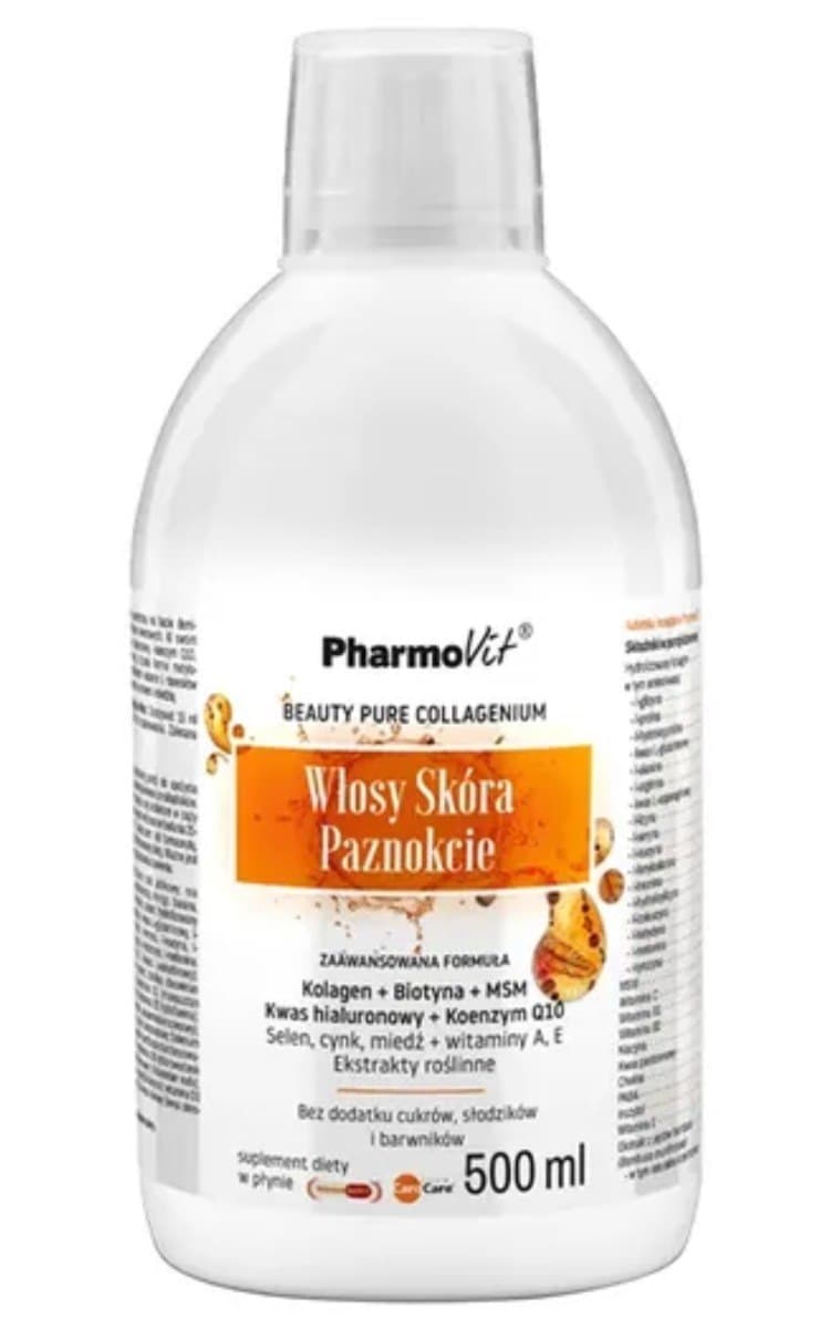 PharmoVit - Beauty Pure Collagenium - 500 ml – Pharmovit förpackning
