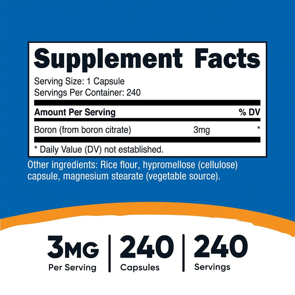 Nutricost - Boron - 240 Caps