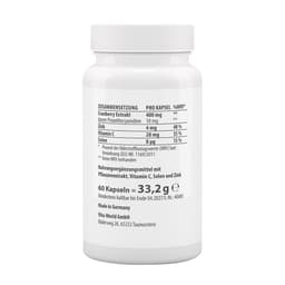 Vitaworld - Cranberry Vitamin C, Selenium, Zinc - 60 Caps
