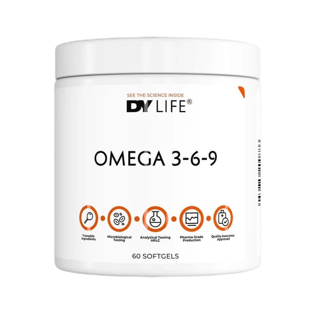 DY LIFE - Omega-3-6-9 - 60 mjukkapslar – DY LIFE
