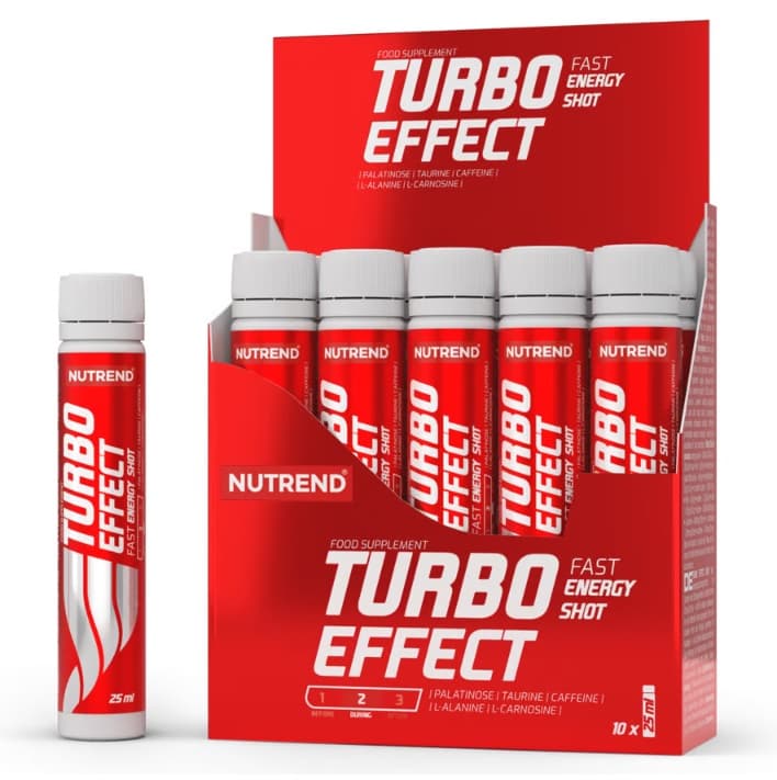 Nutrend - Turbo Effect - 10 x 25ml – Nutrend förpackning