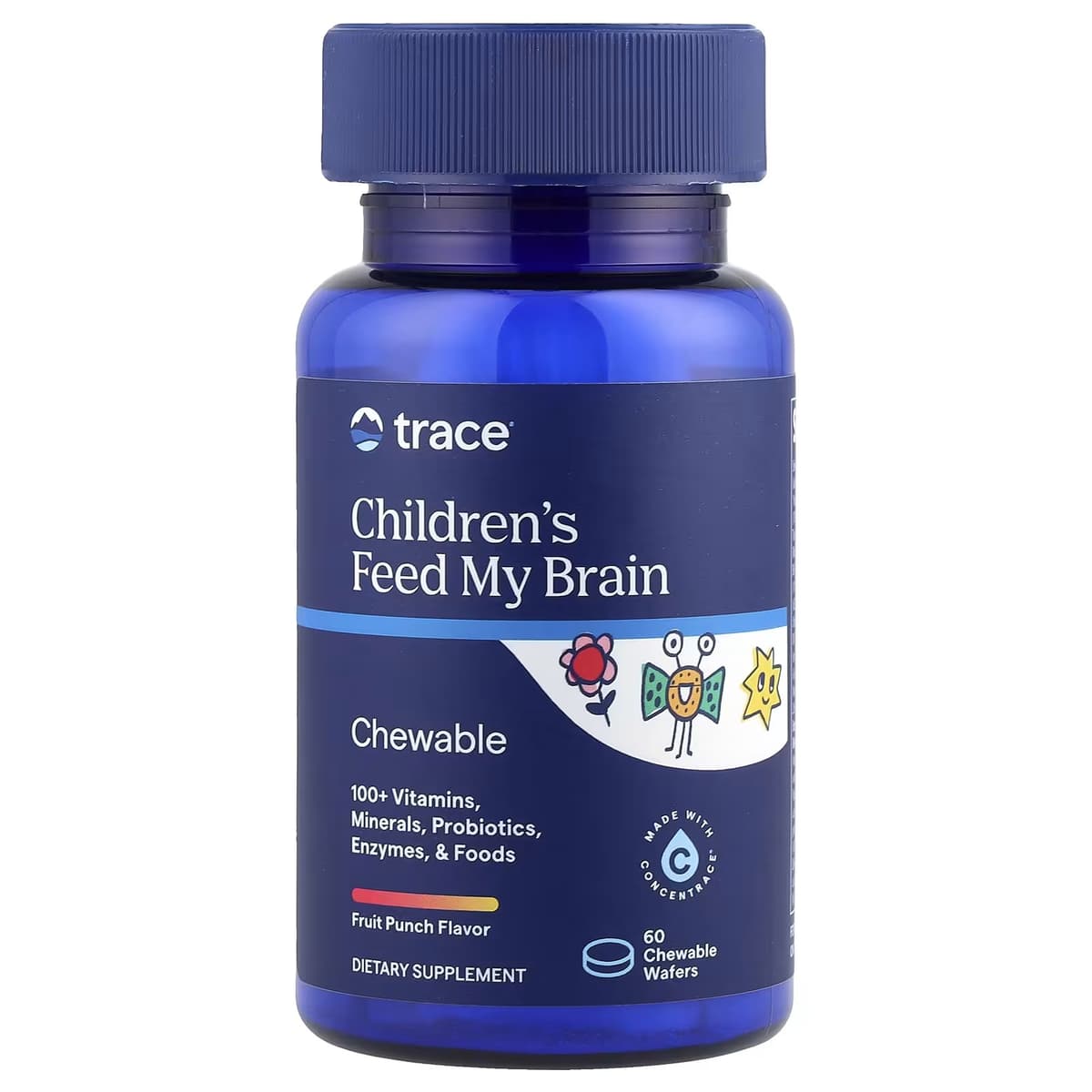 Trace Minerals - Feed My Brain - 60 Gummies Wafers