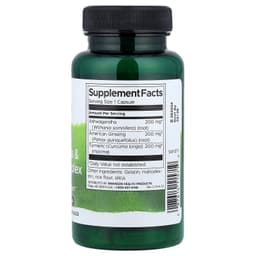 Swanson - Turmeric, Ashwagandha & Ginseng Complex - 60 Caps