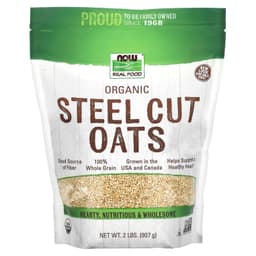 NOW Foods - Organic Steel Cut Oats - 907g