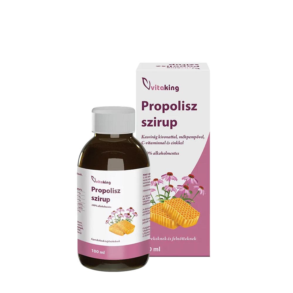 Vitaking - Propolis Syrup - 100ml – Vitaking förpackning