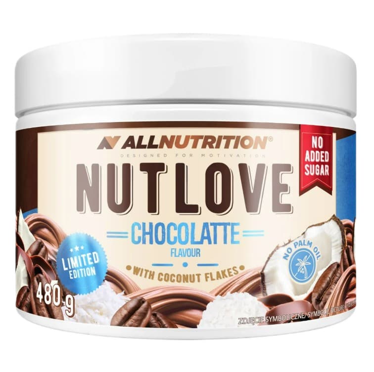 Allnutrition - Chocolate With Coconut Flakes - 480g – Allnutrition förpackning