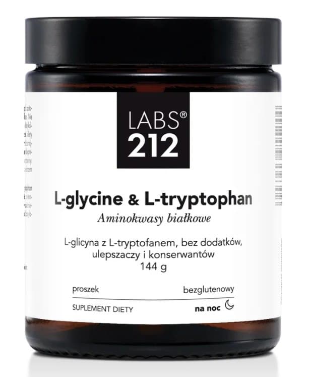 LABS 212 - LABS212 L-glicyna z tryptofanem w proszku (144 g) – LABS 212 förpackning