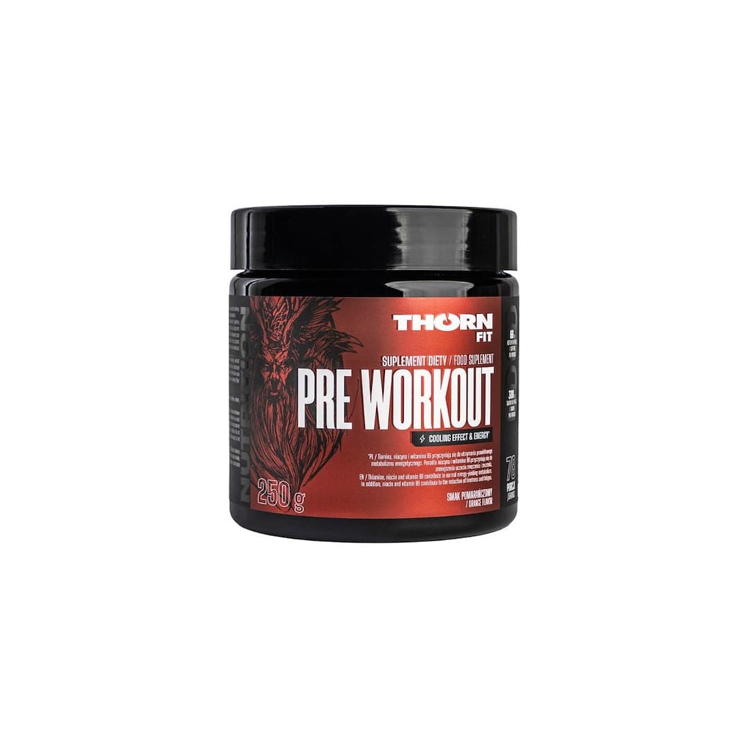 THORN FIT - Pre Workout - 250g – THORN FIT förpackning