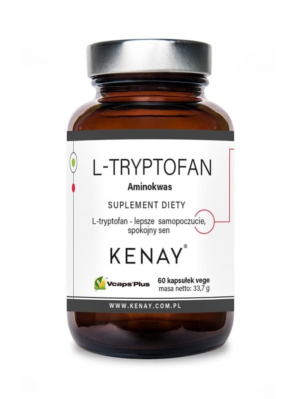 Kenay - L-tryptofan - 60 kapslar – förpackning