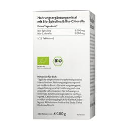 Nature Love - Organic Spirulina & Chlorella - 360 Tabs