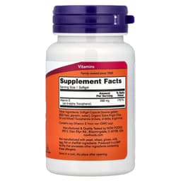 Now Foods - Natural E-400 - 50 Sgels