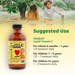 Child Life - Liquid Vitamin C, Natural Orange - 118ml