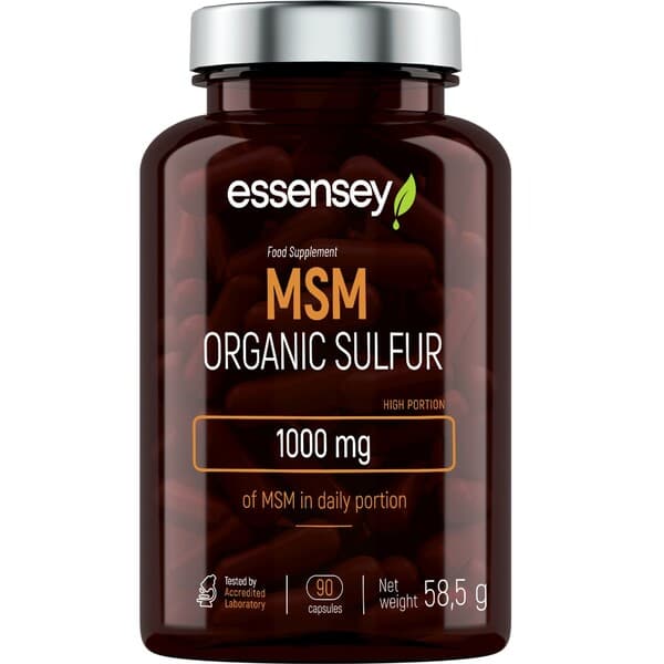 Essensey - MSM Organic Sulfur - 90 Caps – Essensey förpackning
