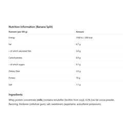 Wispy - Whey Protein Banana Split - 1000g