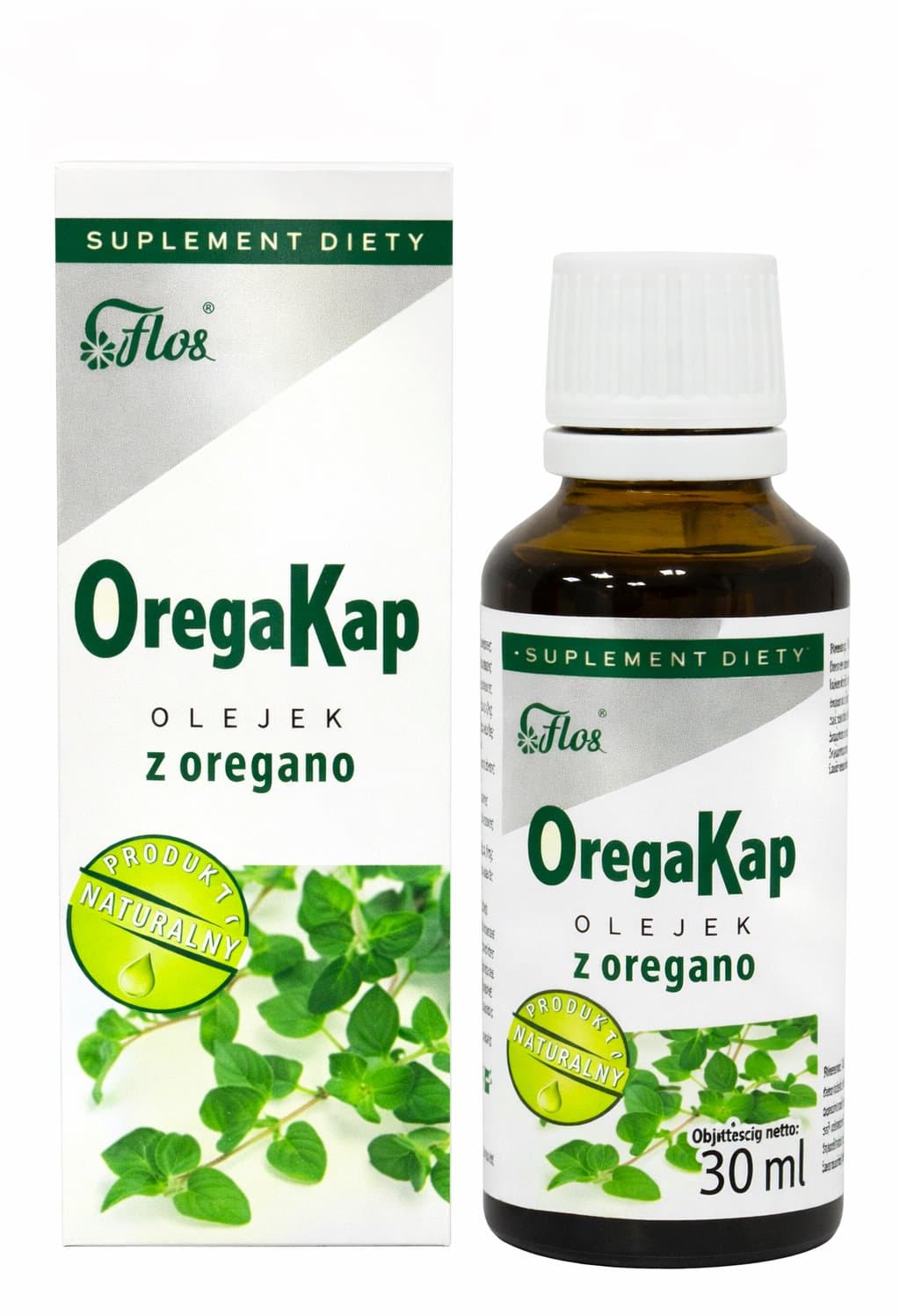 Flos - Oregano Oil 30ml – Flos förpackning