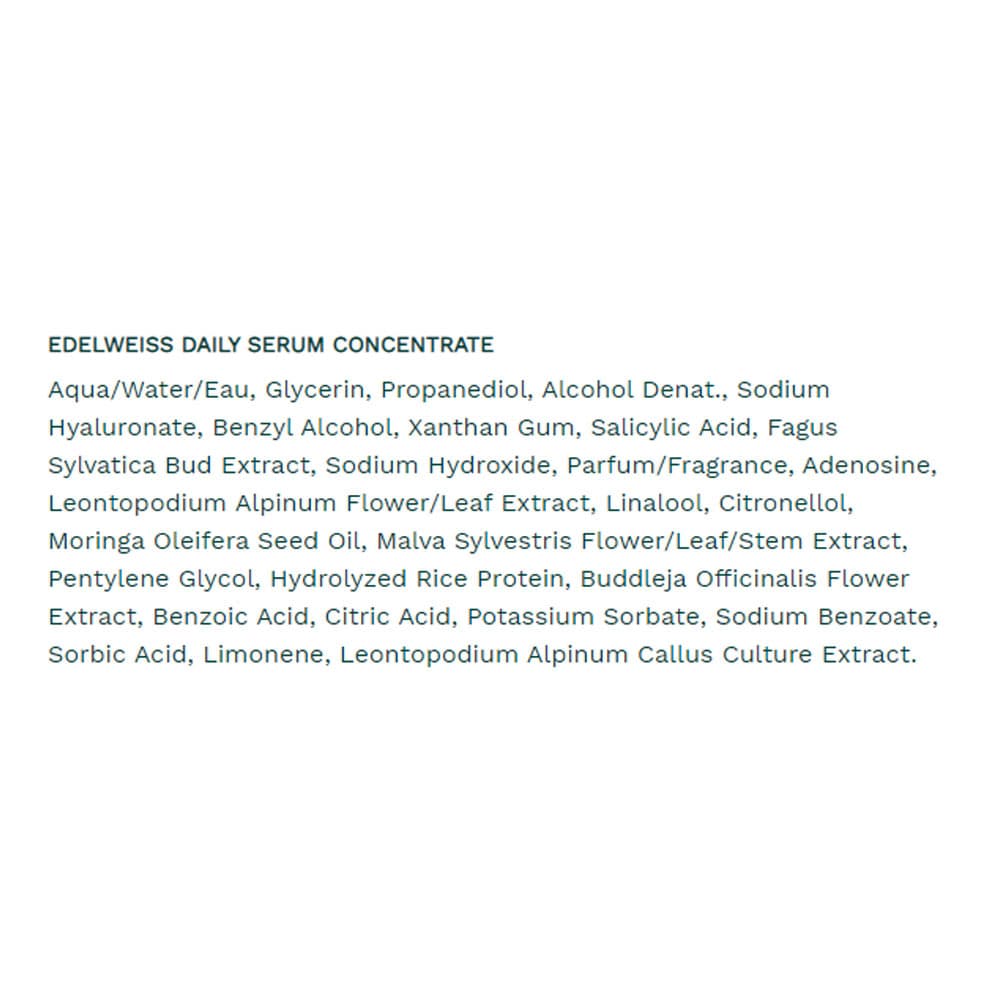 The Body Shop - Edelweiss Daily Serum Concentrate - 30 ml