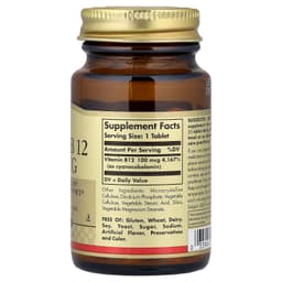 Solgar Vitamin B12 100mcg 100 Tabs