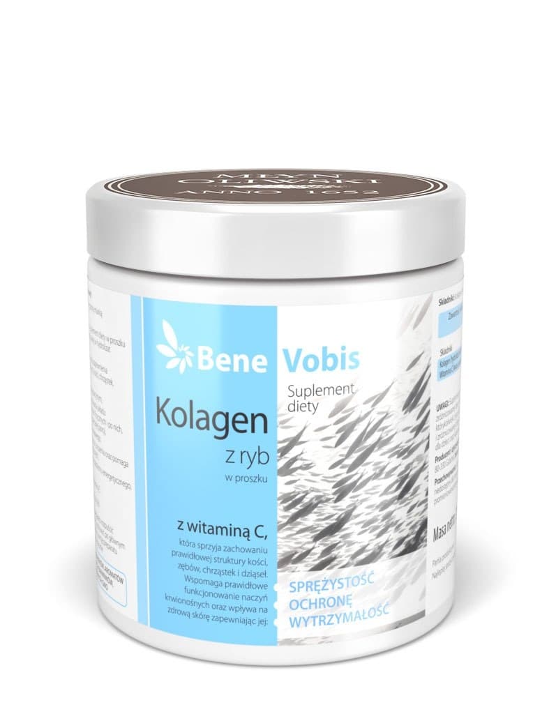 Bene Vobis - Fish Collagen with Vitamin C - 250g – Bene Vobis förpackning