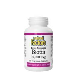 Natural Factors - Biotin Extra Strength - 60 Caps