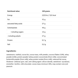 Allnutrition - Fitking Delicious Chocolate Milky Choco With Coconut - 100g