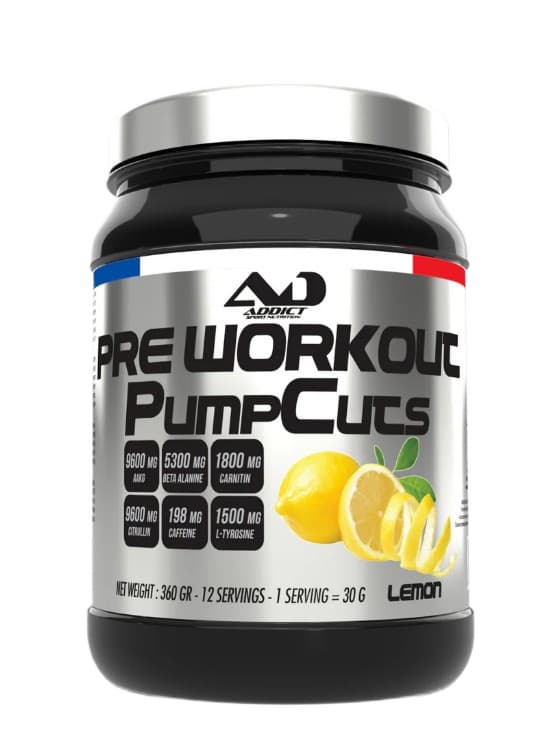 Addict Sport Nutrition - Pre Workout Pump Cuts – Addict Sport Nutrition förpackning