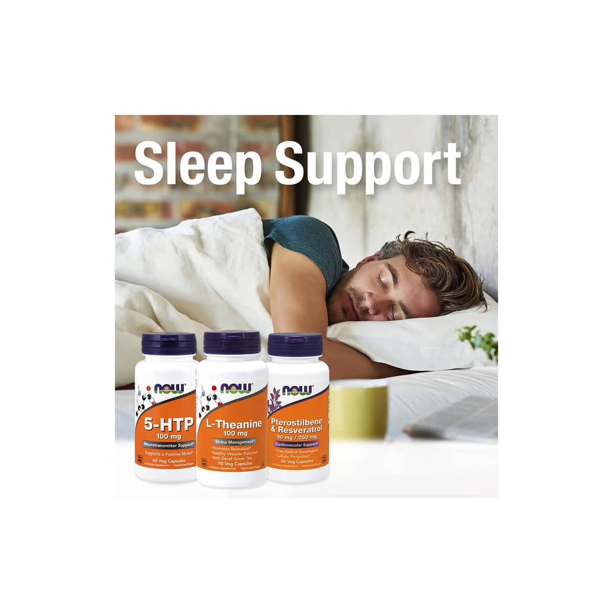 NOW Foods - 5-HTP - 100mg - 60 Vcaps