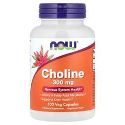 NOW Foods - Choline - 100 Vcaps