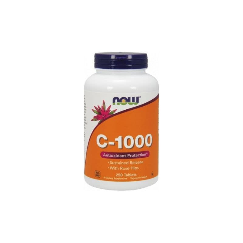 NOW Foods - Vitamin C With Rose Hips – NOW Foods förpackning