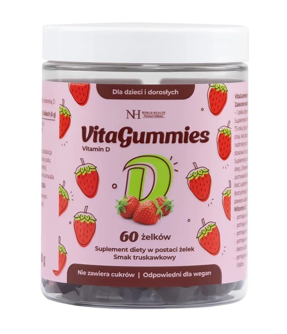 Noble Health - VitaGummies Vitamin D - 60 Gummies – Noble Health förpackning