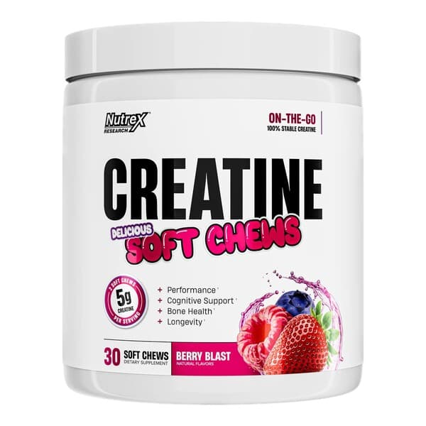 Nutrex - Bløde kreatintyggetabletter – Nutrex emballage