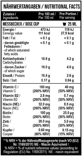 MST - Kollagenpeptidkoncentrat - Apelsinjuice, 1 liter